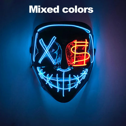Halloween Party Supplies Luminous LED Purge Mask