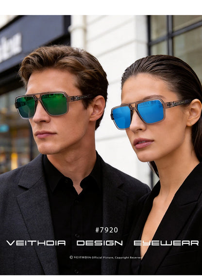 New Arrival Square Sunglasses TR90 Frame Glasses Photochromic