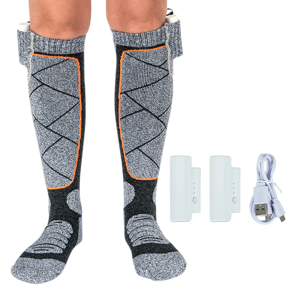 Electric Heated Socks 3Mode Adjustable Winter Warm Socks