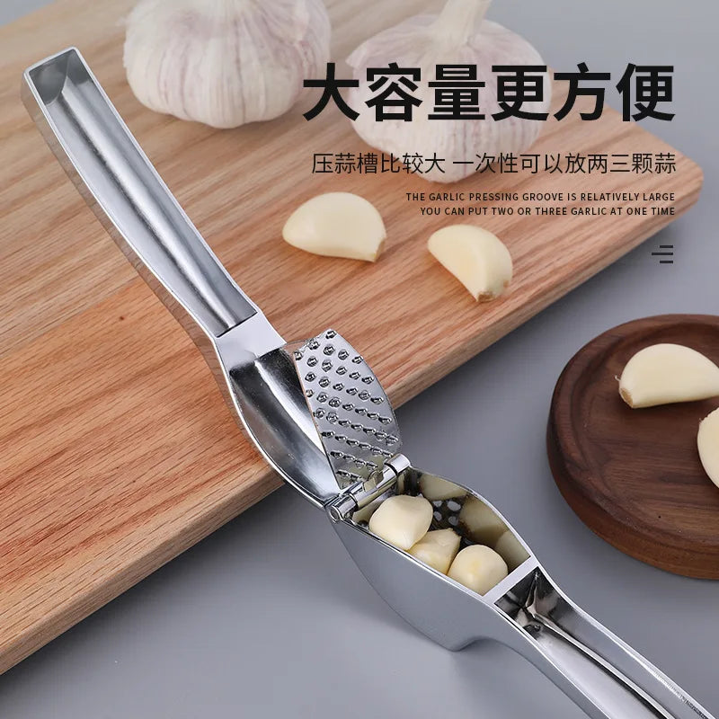 New stainless steel kitchen garlic puree