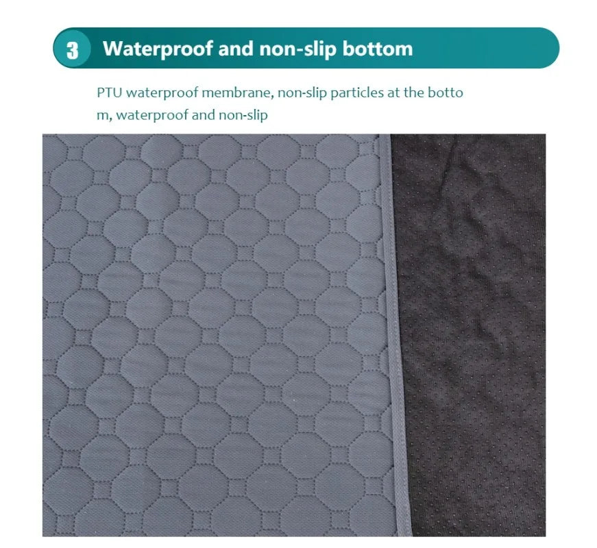 Reusable Dog Pee Pad Blanket Absorbent Diaper Washable