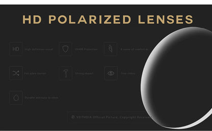 Polarized UV400 Sunglasses Fashion Photochromic Gradient
