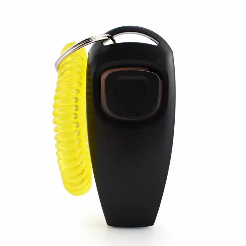 2 In 1 Pet Clicker Dog Training Whistle Answer Card