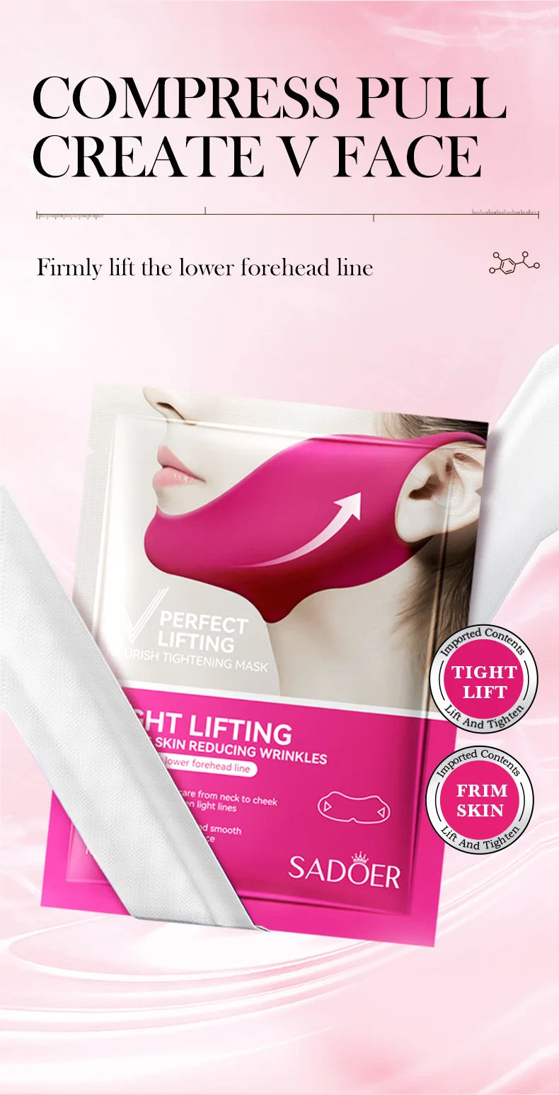 V-Shape Firming Face-lift Slimming Mask Removal