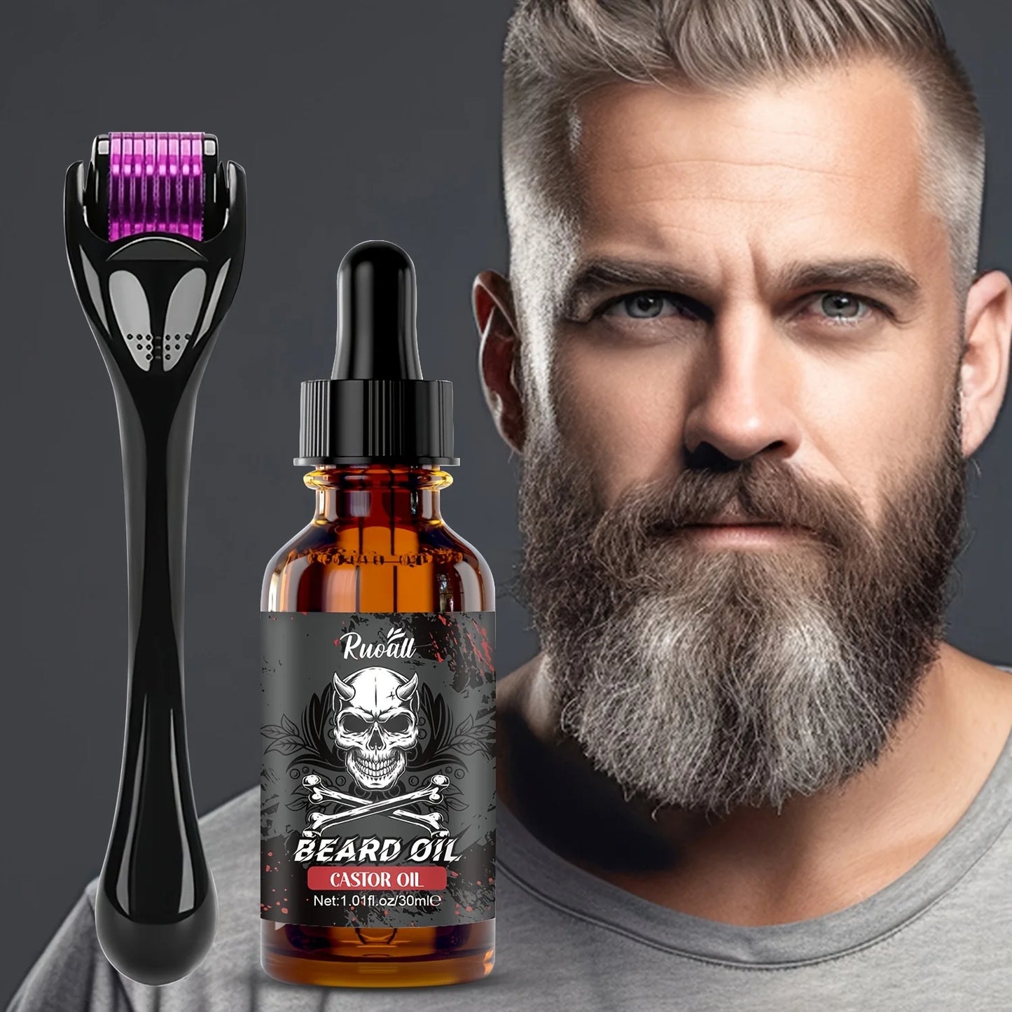Beard essential oil rich in castor oil Beard Growth And Grooming