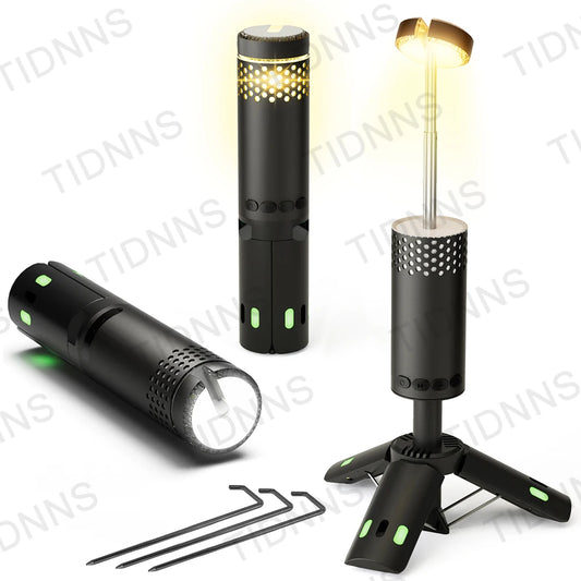 Telescopic Camping Light Rechargeable Fishing Lantern Dimming Night