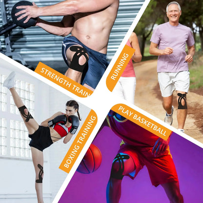 Kinesiology Tapes for Knees Waterproof & Breathable Sport