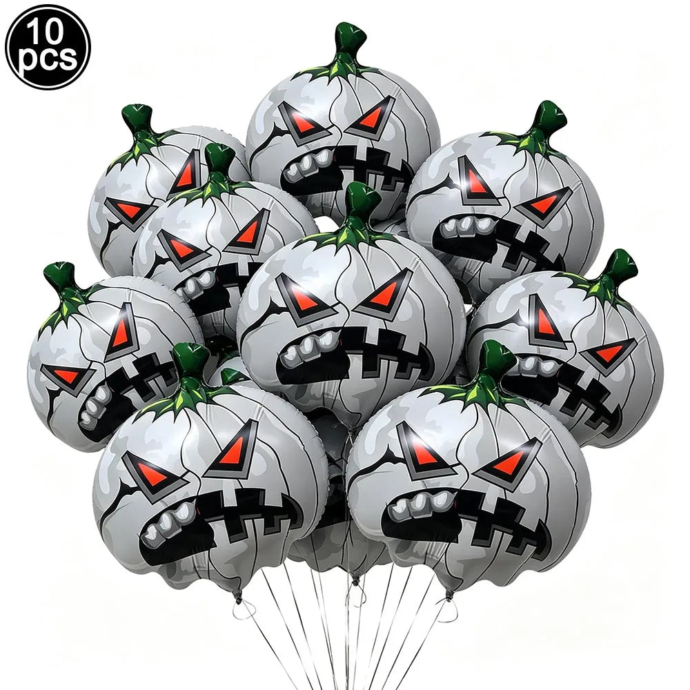 Large Halloween Standing Foil Balloons Haunted House Castle