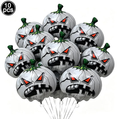 Large Halloween Standing Foil Balloons Haunted House Castle