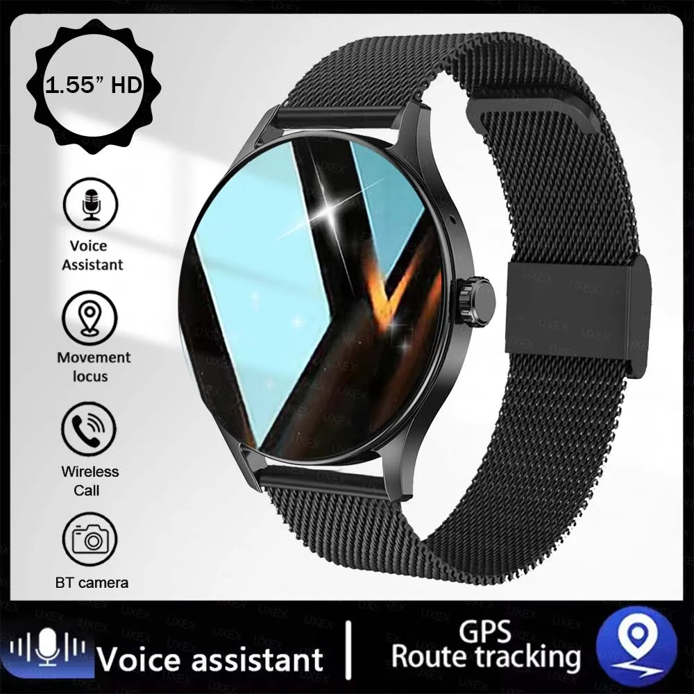 Fashion Smart Watch Plus 1.55 HD For Men And Women
