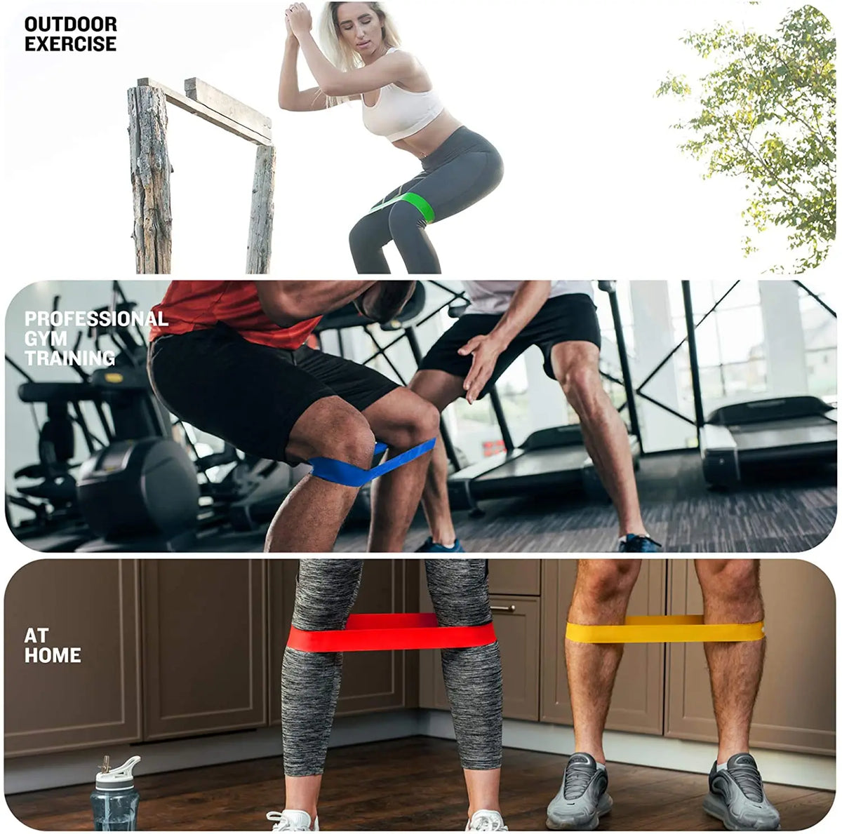 Different Resistance Bands Yoga Band Fitness Exercise