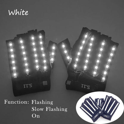 1set Luminous Glowing Glasses and Gloves Remote Control