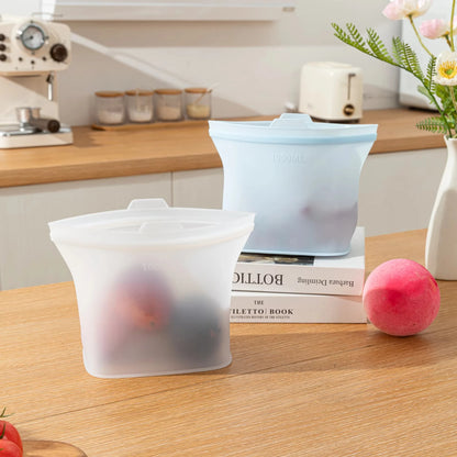 Self-Sealing Silicone Storage Bag Food Storage Bag