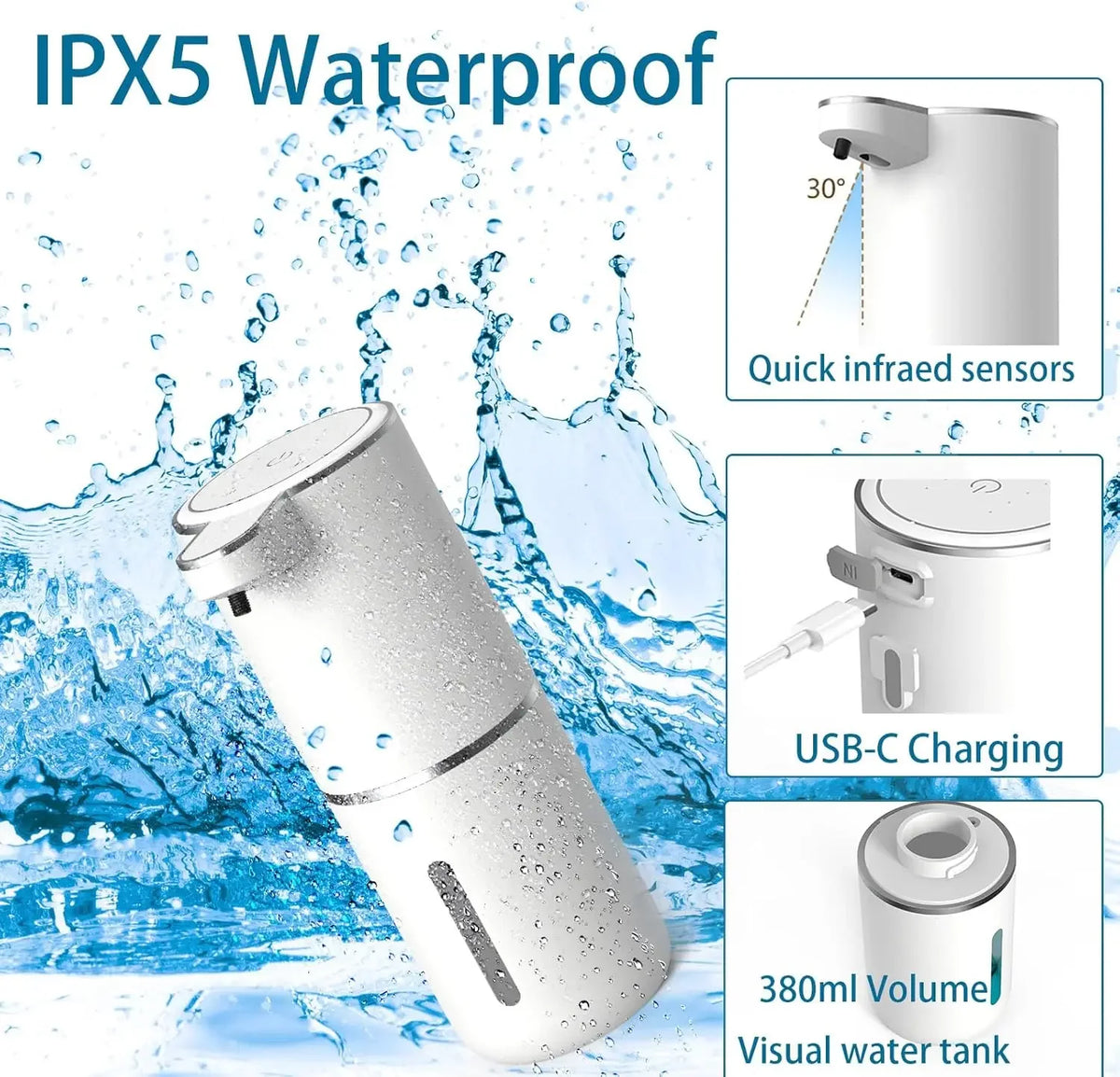 Automatic Liquid/Foma Soap Dispenser Touchless