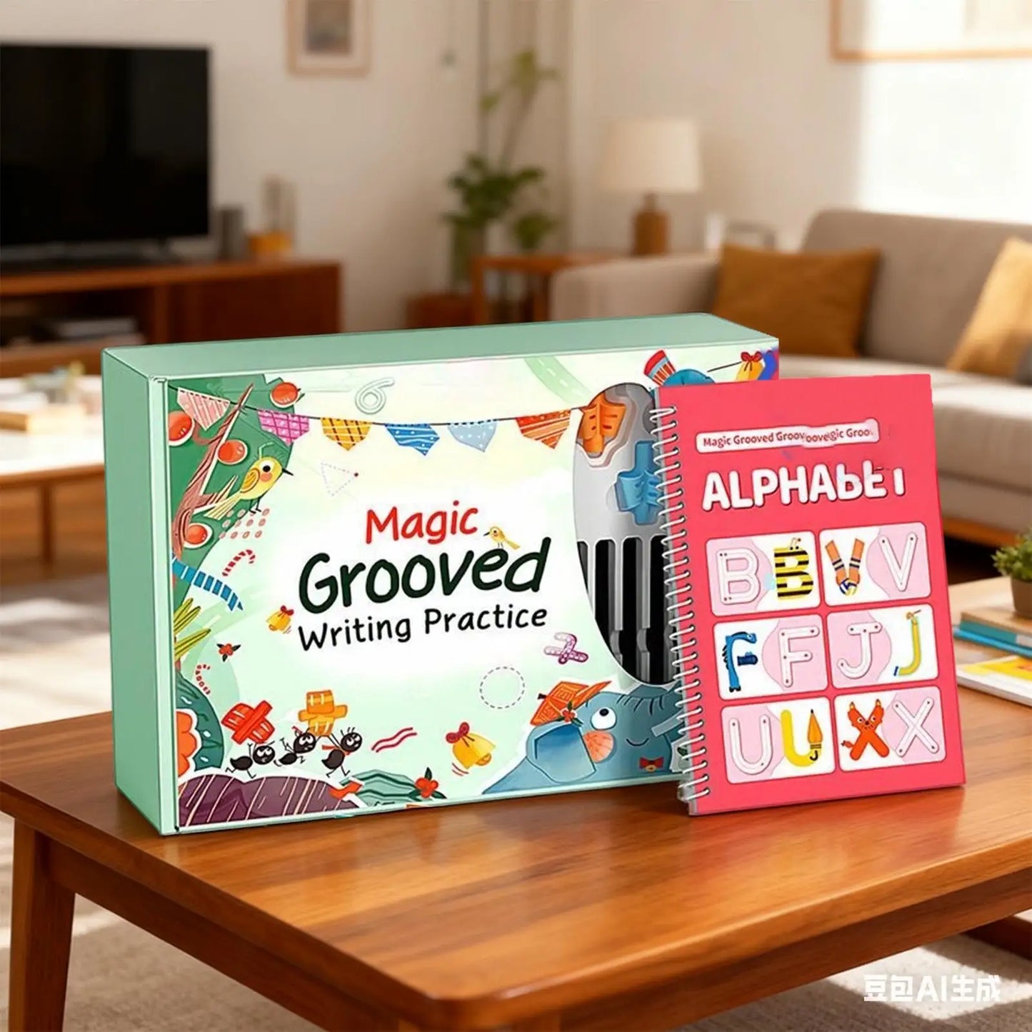 Reusable Grooved Handwriting Practice Book Learn to Write