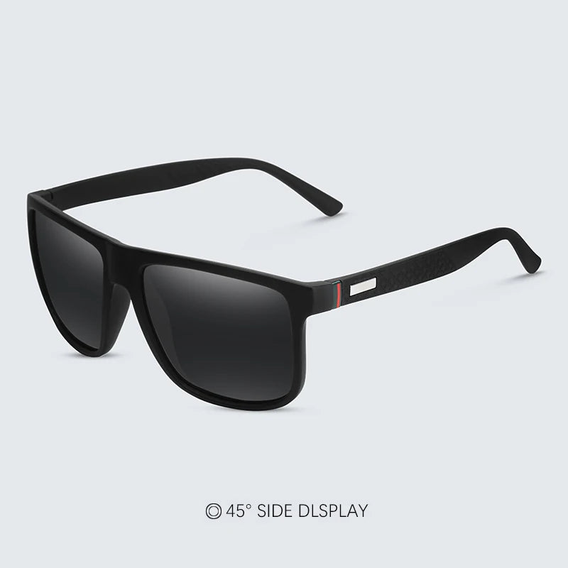 Brand Designer Men's Sun Glasses Vintage Square Sunglasses