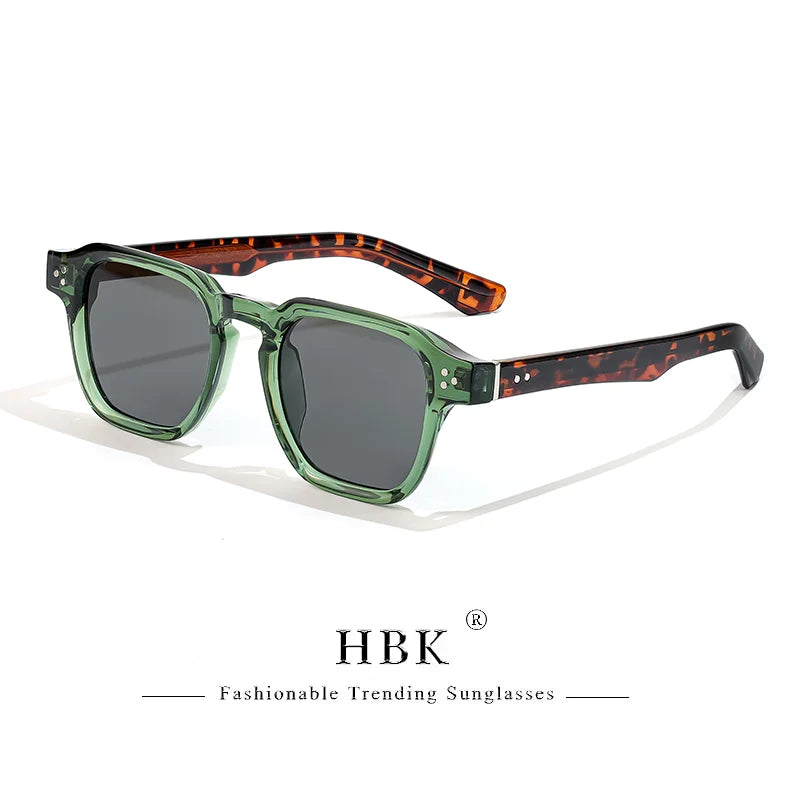 HBK Fashion Punk Sunglasses for men Classic Square