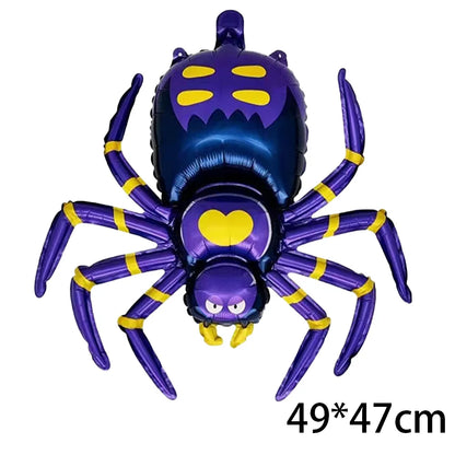 Halloween Balloon Decoration Halloween Black Spider Balloon Giant Skull Skeleton Balloon