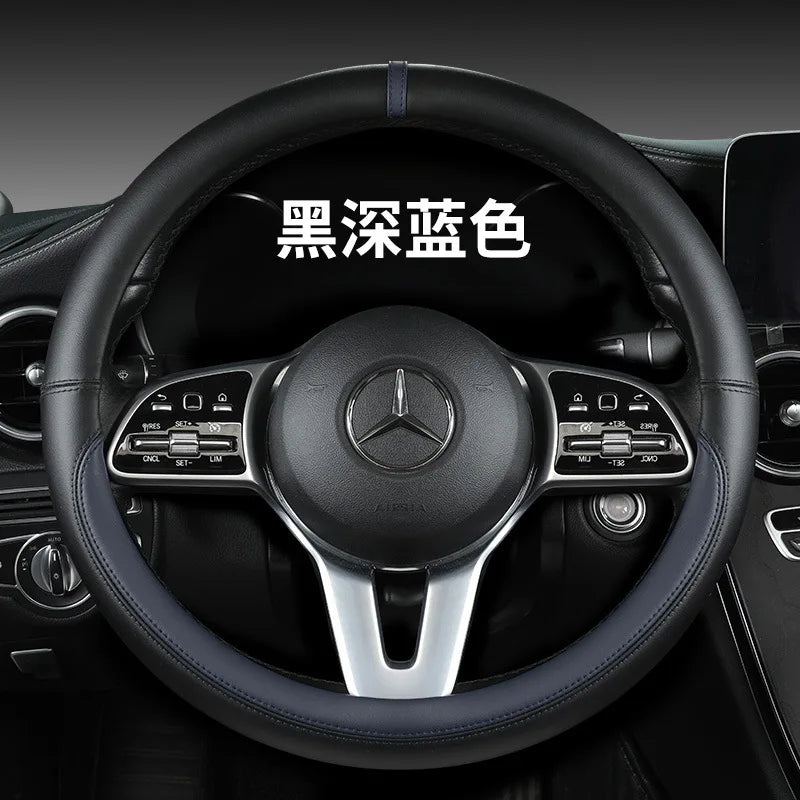 All-Nappa Leather Steering Wheel Cover Leather