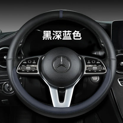 All-Nappa Leather Steering Wheel Cover Leather