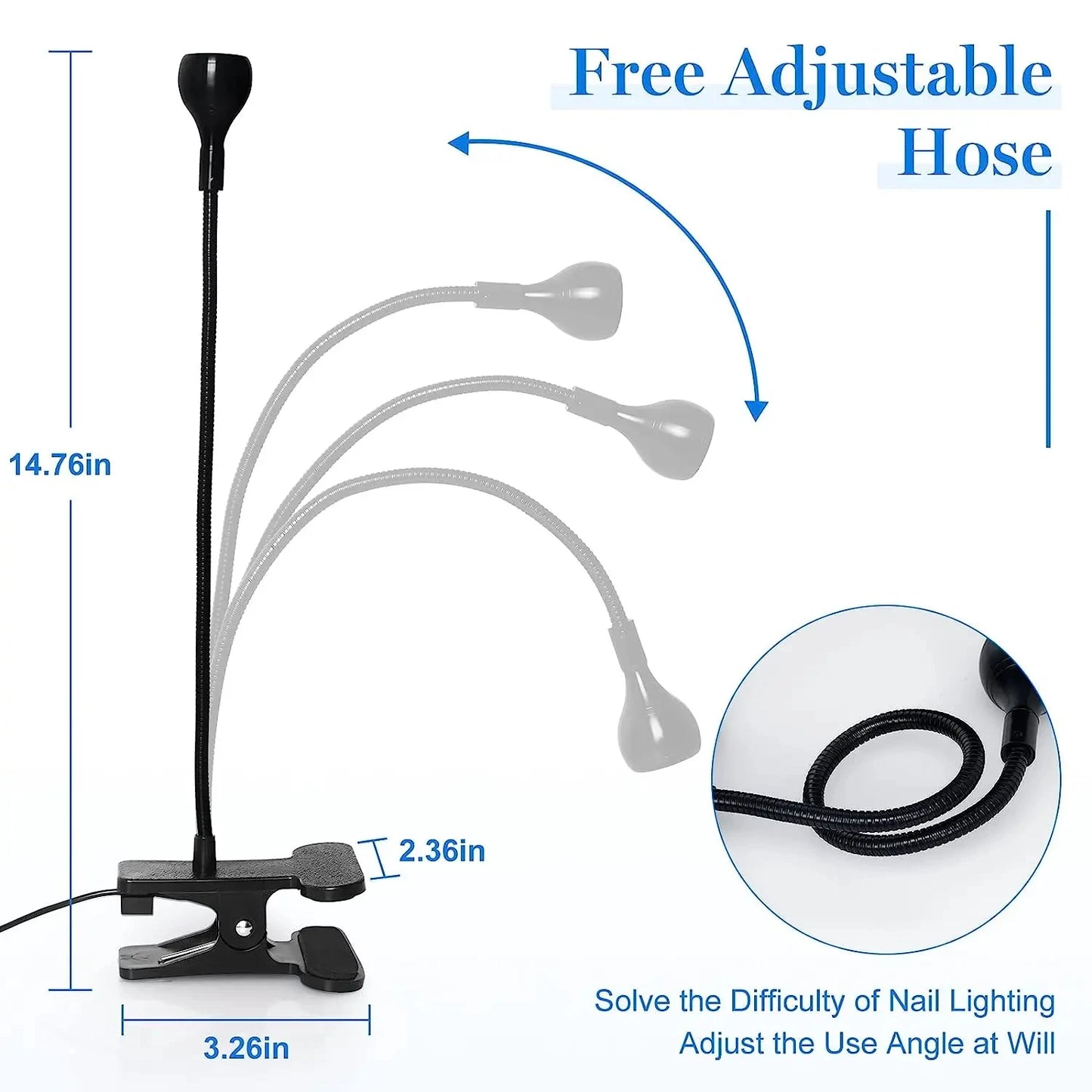 Led Ultraviolet Lights UV Nail Lamp 395nm UV Led Desk Lamp