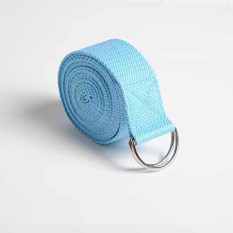 Yoga Strap Cotton Exercise Yoga Belt Adjustable