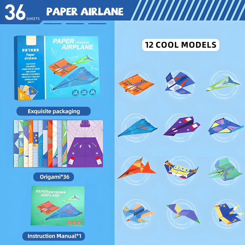 10/36/37 Sheets Origami Kit DIY Origami Paper Art Craft