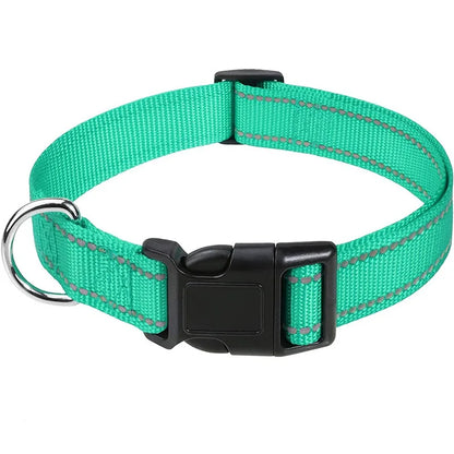Pet Dog Collar Nylon Reflective Neck Collar