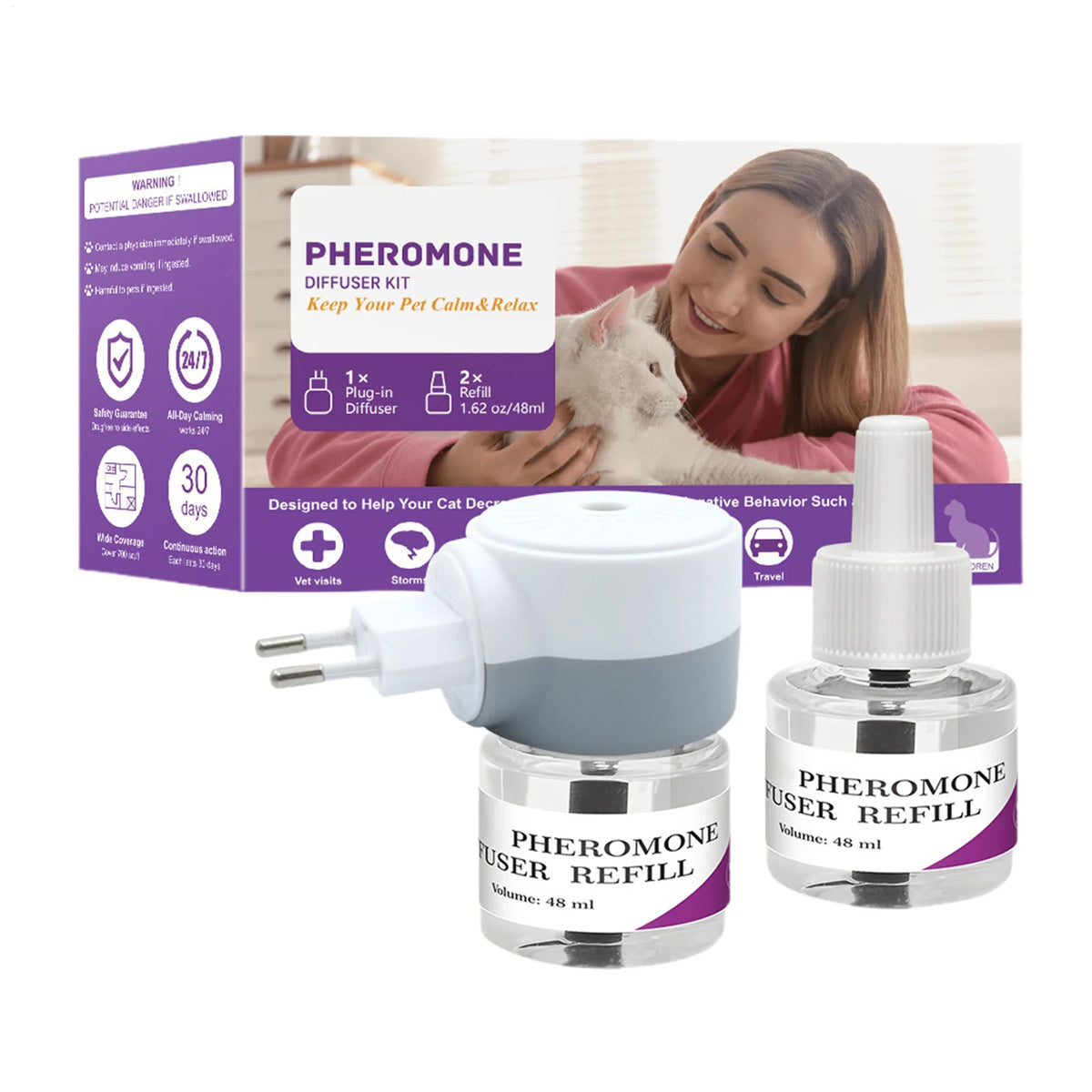 Pheromone Diffuser To Calm Cats Calming Pheromone Diffuser