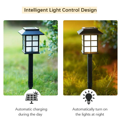 8 Pack Solar Pathway Garden Lights Outdoor Solar Lawn Lamp
