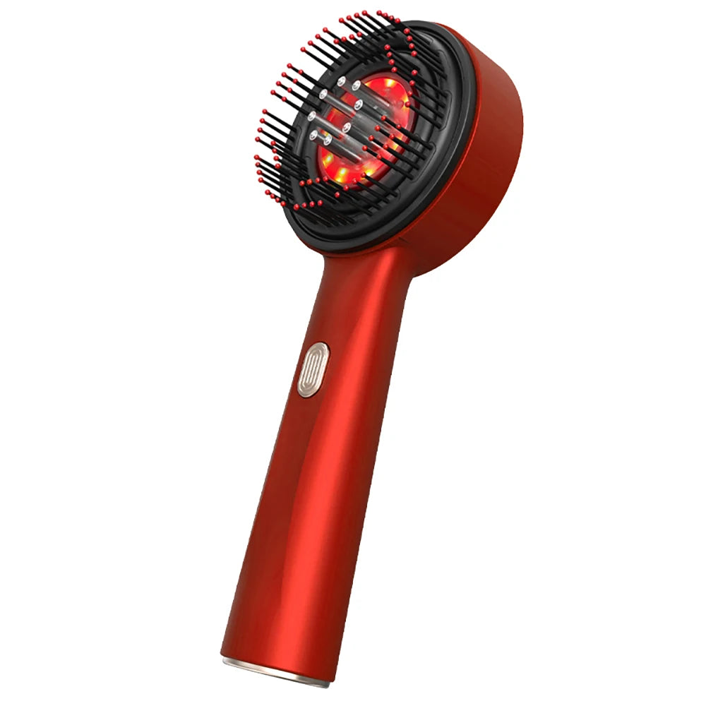 Electric Micro-current Massage Comb Red Light Hair Care