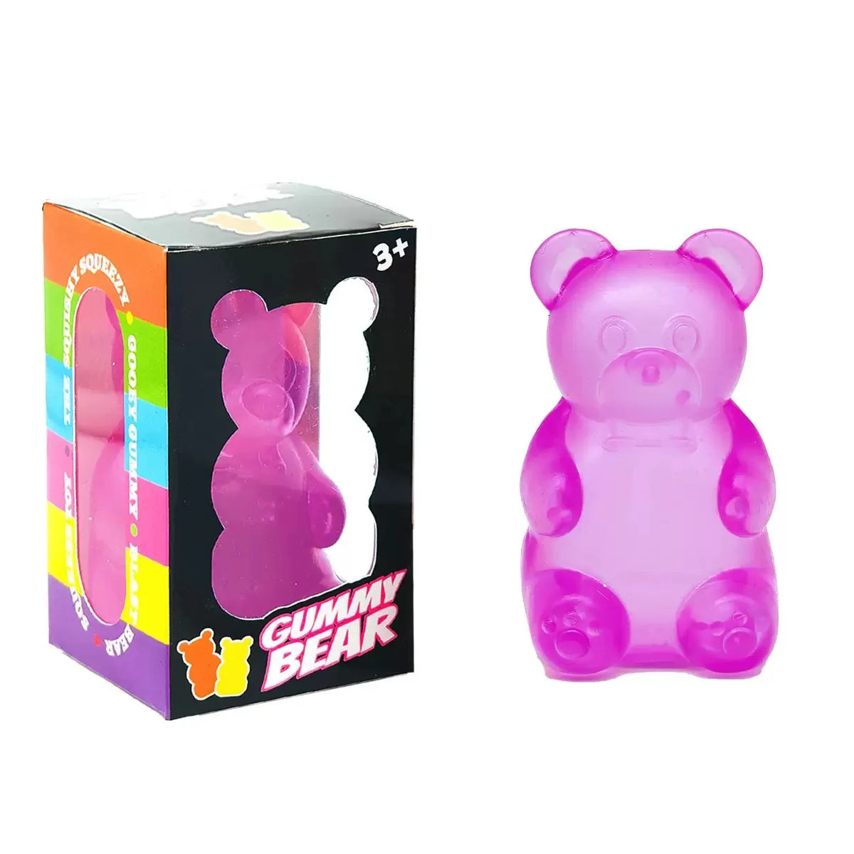 Jellyfish and Cube Squid Toys Soft Jelly Squeezing Stress