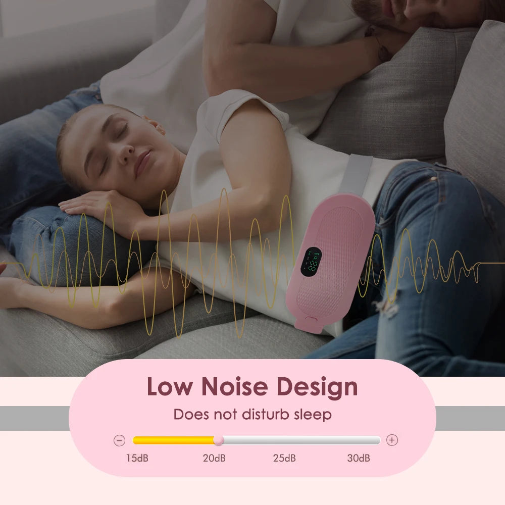 Electric Heating Pad Menstrual Cramp Massager Belt Women