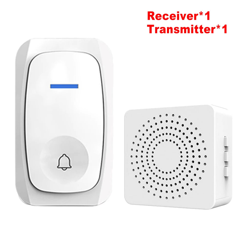 USB Wireless Doorbell Waterproof Welcome Chime Home Door Bell