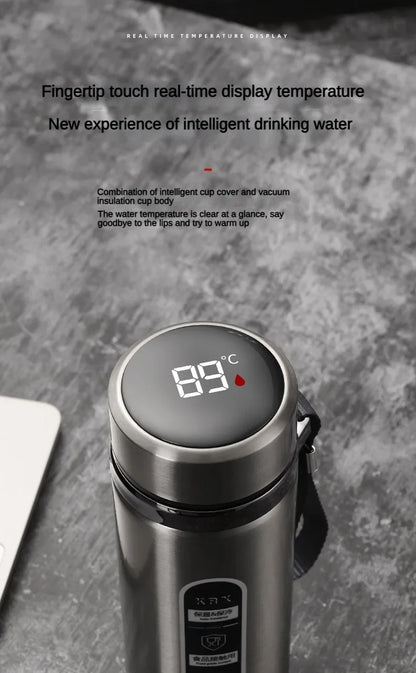 Stainless Steel Thermos Bottle with LED Temperature Bottle
