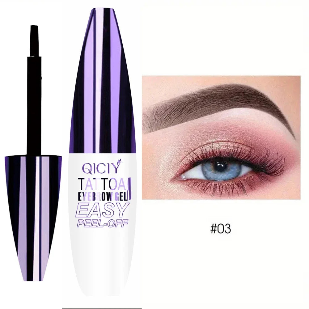 Peel Off Eyebrow Gel Tint Waterproof Long Lasting Semi Permanent