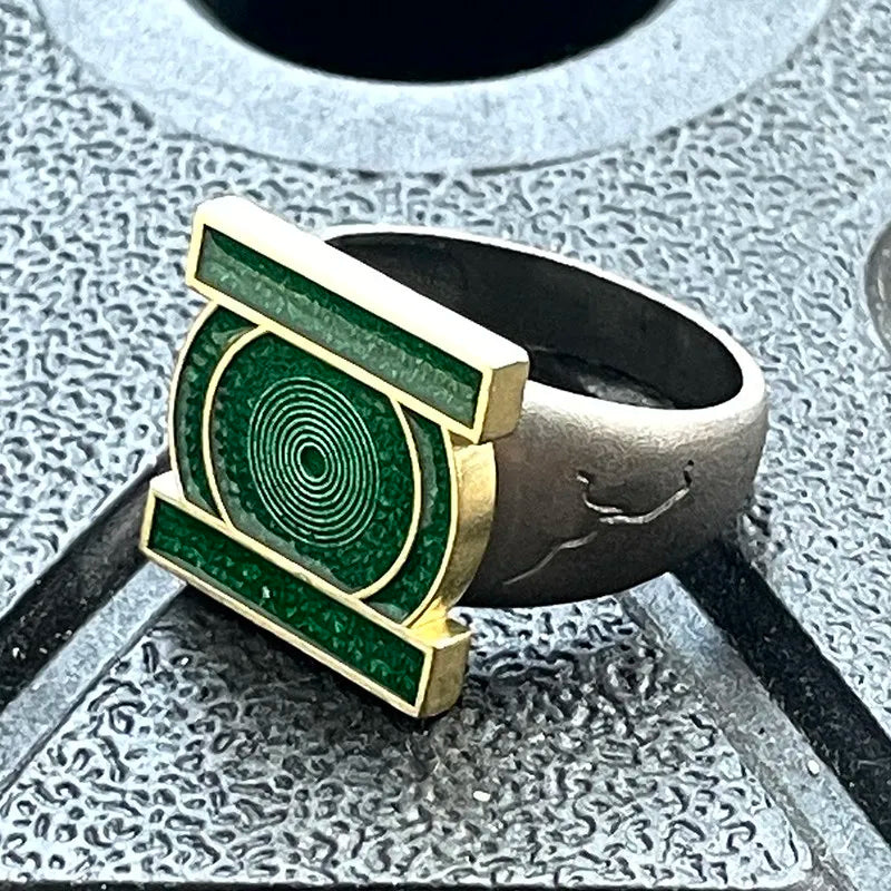 Lanterns Green Lantern Corps Ring Metal Cosplay