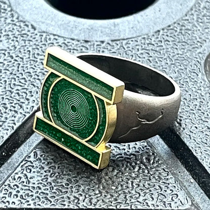 Lanterns Green Lantern Corps Ring Metal Cosplay