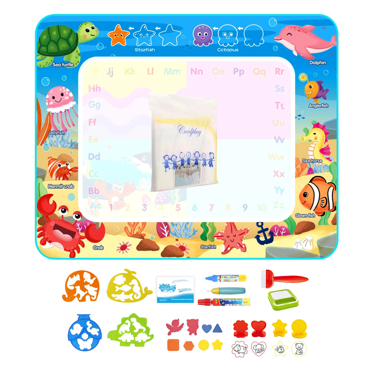 Magic Water Drawing Mat Coloring Doodle Mat