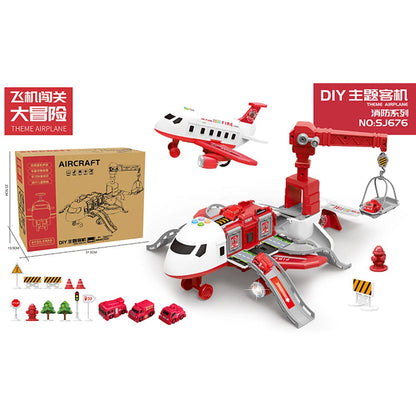 Large Spray Inertia Airplane Toy for Children Transport