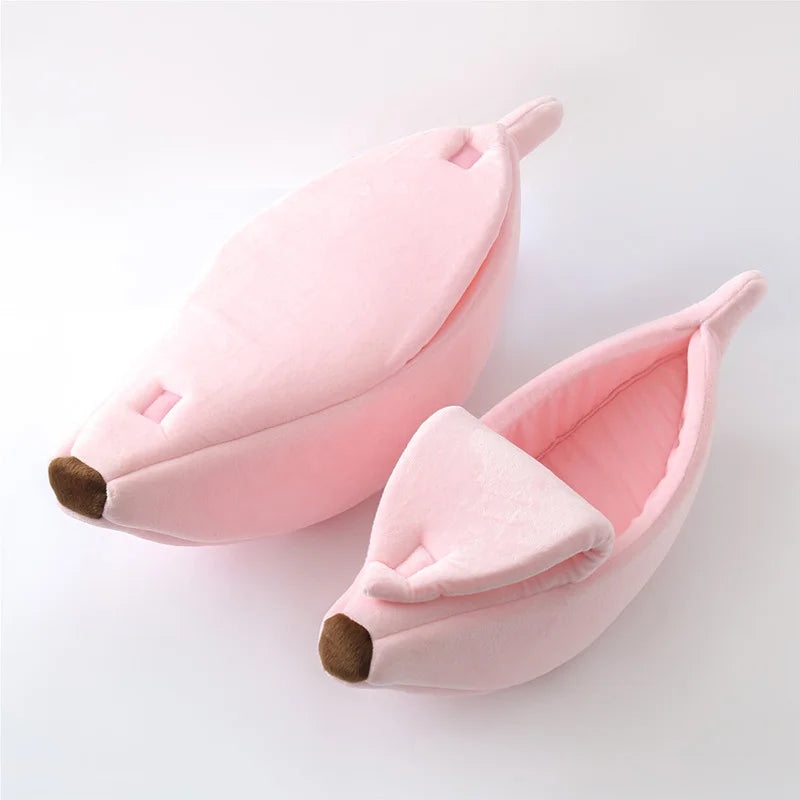 Cute Cats Beds Deep Sleep Comfort In Winter Bed Banana Shape