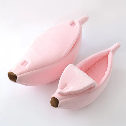 Cute Cats Beds Deep Sleep Comfort In Winter Bed Banana Shape