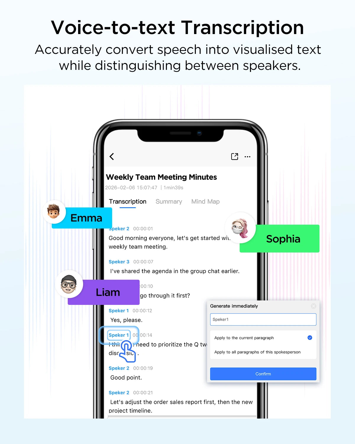 BOYA Notra AI Recording - Smart Voice Activated Recorder