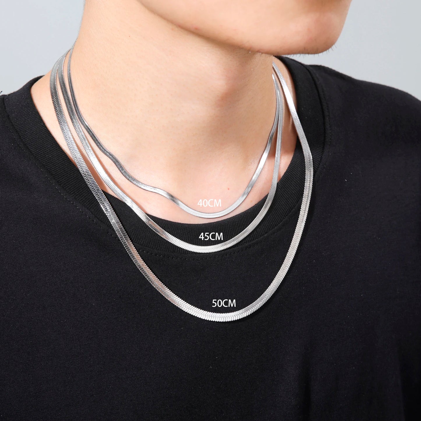 Skyrim Stainless Steel Snake Chain Necklace Trend Jewelry