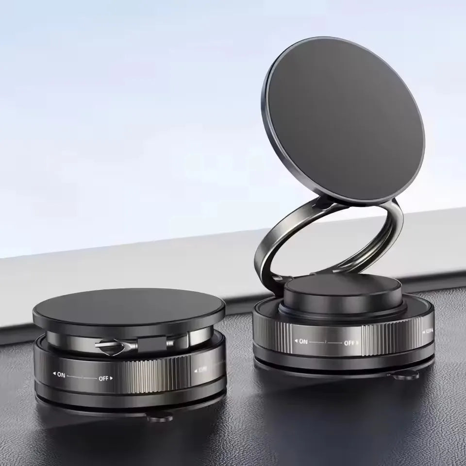 New Vacuum Magnetic Phone Holder for Car - Suction Cup