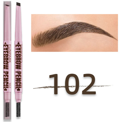 2 in 1 Professional Eyebrow Pencil Eye Makeup for Women
