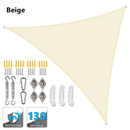 Waterproof Sun Shelter Triangle Sunshade Protection Outdoor