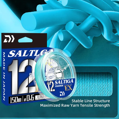 New X12 Strands Fishing Line Braided PE Fishing Strong Line