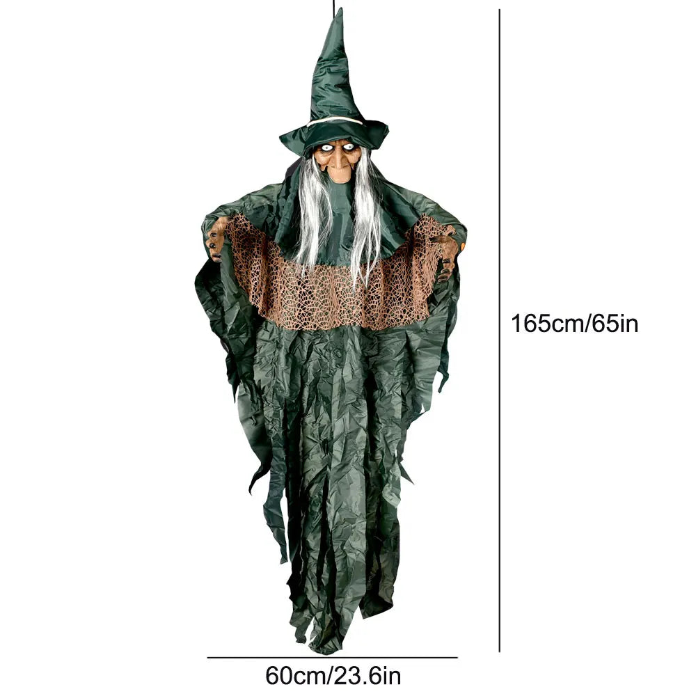 Halloween Decoration Hanging Pumpkin Head Scream