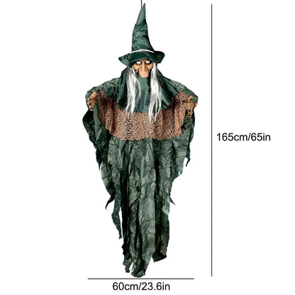 Halloween Decoration Hanging Pumpkin Head Scream